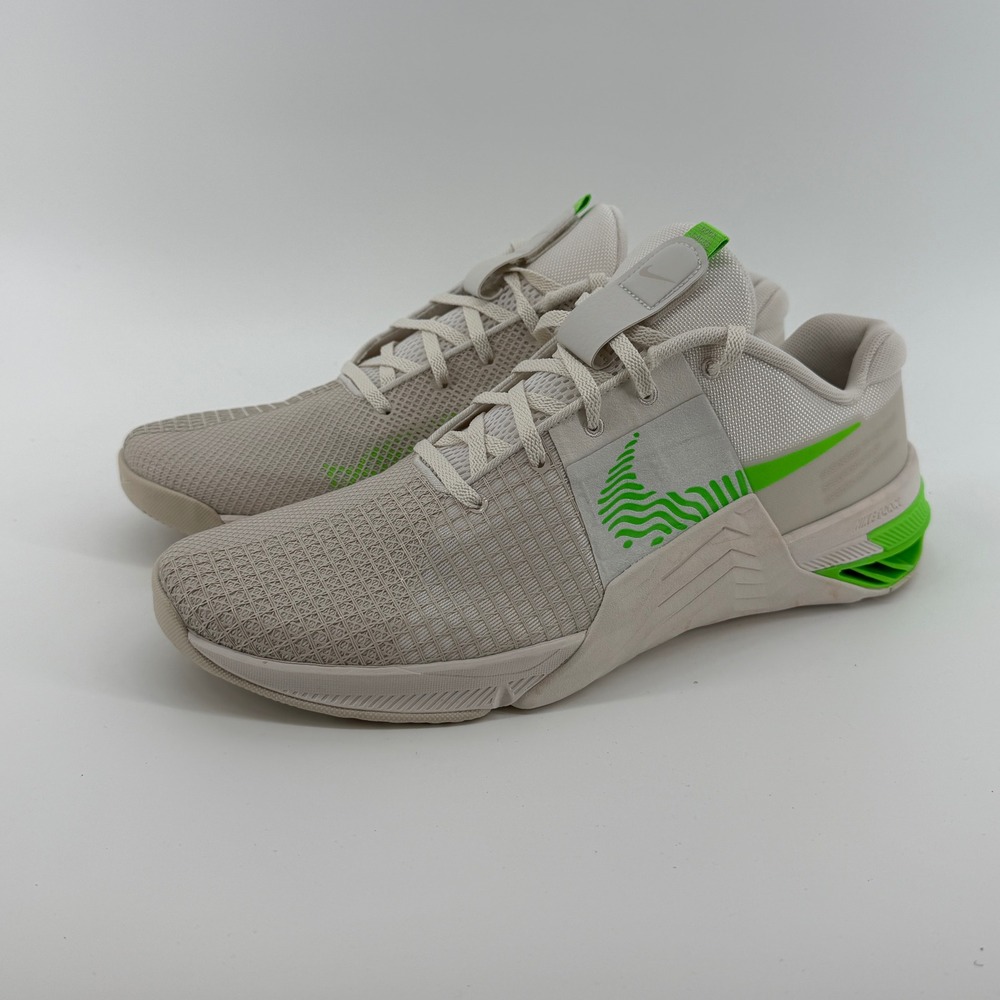 Nike Metcon 8 Mens Training Shoes Sand Electric Green DO9328-006 Size 13
